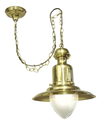 Fishermen´s Hänge-Lampe, Messing lackiert – elektrisch · SC 1284