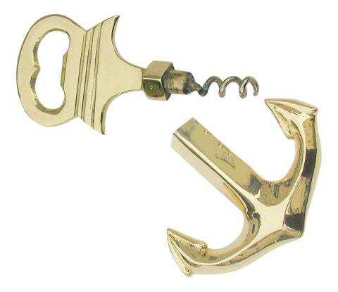 Kapselöffner mit Korkenzieher - Anker, Messing · SC 1514