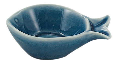 Schälchen Fisch, Steingut lackiert