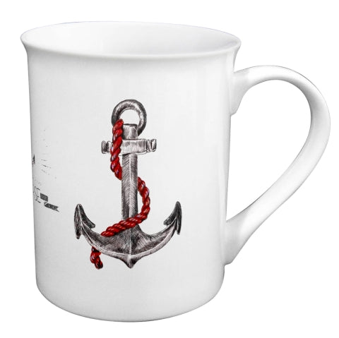 Tasse/Kaffeebecher Anker, Porzellan