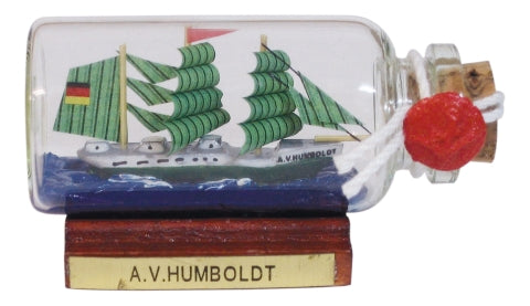 Flaschenschiff A.v.Humboldt, 6 cm