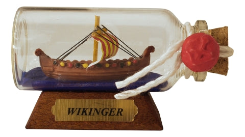 Flaschenschiff Wikinger, 6 cm