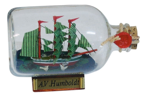 Flaschenschiff Alexander von Humboldt, 9 cm
