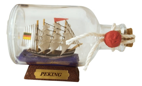 Flaschenschiff Peking, 9 cm