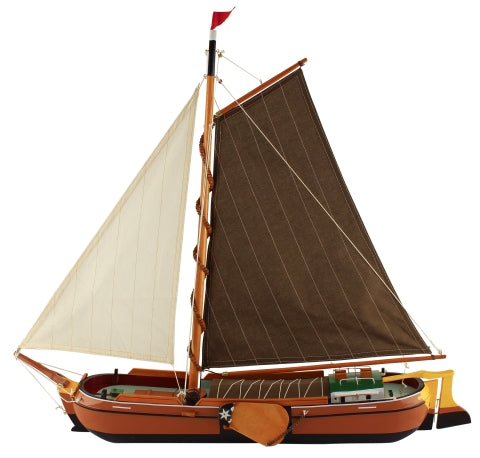 Plattboot, Holz mit Stoffsegel · SC 5063