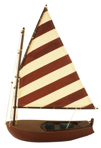 Segelboot, Holz mit Stoffsegel · SC 5067