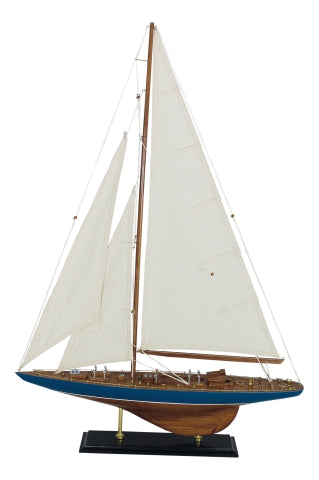 Segel-Yacht, Holz mit Stoffsegel · SC 5108