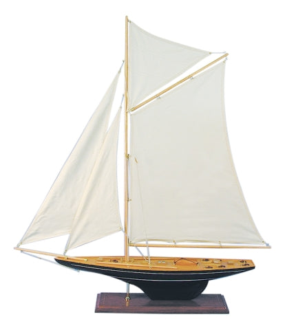 Segler-Yacht, Holz mit Stoffsegel · SC 5121