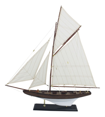 Segelyacht, Holz mit Stoffsegel · SC 5186