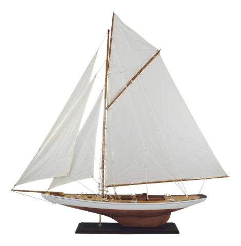 Segelyacht, Holz mit Stoffsegel · SC 5194
