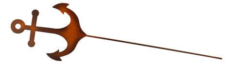 Stecker - Anker, Eisen lackiert im Rost-Look · SC 5330