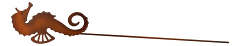Stecker - Seepferdchen, Eisen lackiert im Rost-Look · SC 5332