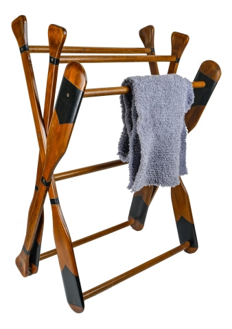 Paddel-Wäschehalter, Holz bemalt