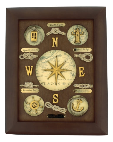 Knotentafel - Windrose & Knoten, Holz · SC 5541