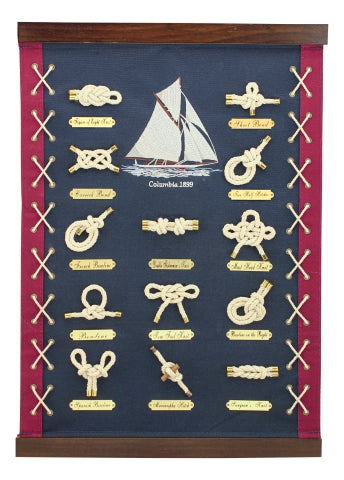 Knoten-Wandbehang, marineblau · SC 5543