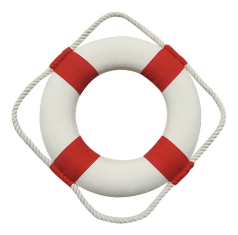 Rettungsring, rot/weiß, Ø 20 cm