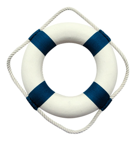 Rettungsring, blau/weiß, Ø 20 cm