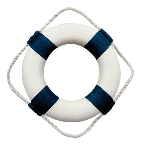 Rettungsring, blau/weiß, Ø 14 cm