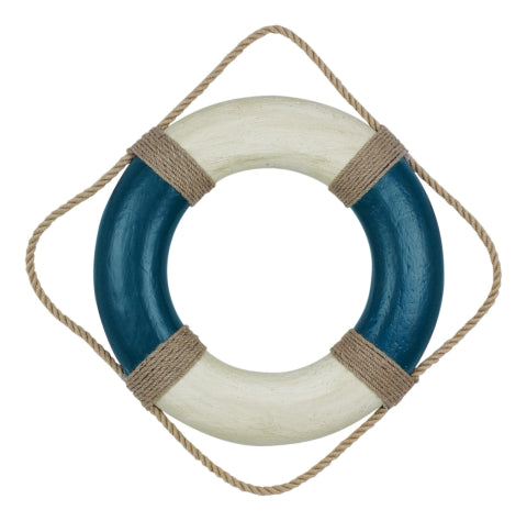 Rettungsring, blau/creme, Ø 36 cm