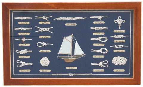 Knotentafel hinter Glas, Holz – französisch · SC 5599F