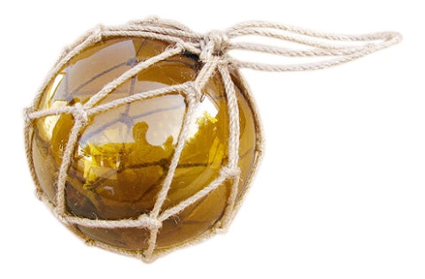 Fischerkugel, amber, Ø 12,5 cm