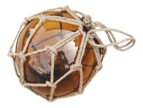 Fischerkugel, amber, Ø 15 cm