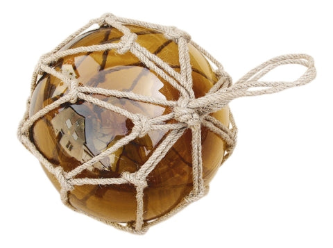 Fischerkugel, amber, Ø 17,5 cm