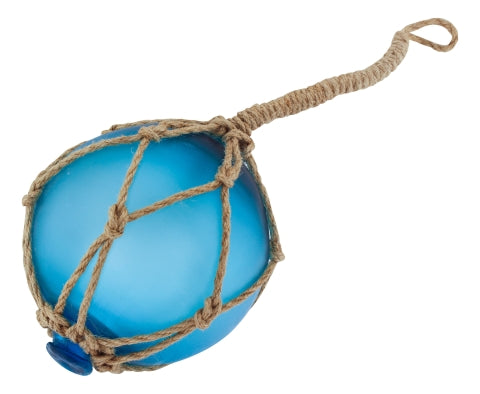 Fischerkugel, Glas mit Netz, Ø 12,5 cm
