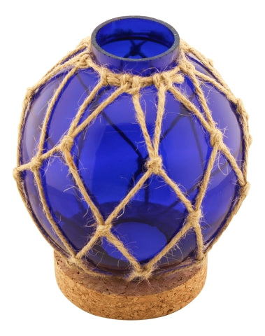 Fischerkugel-Teelicht, blau