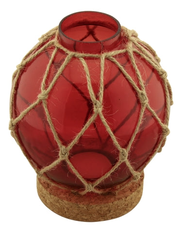 Fischerkugel-Teelicht, rot