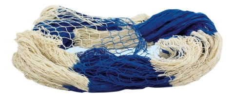 Deko-Fischernetz, naturfarben & blau · SC 5932