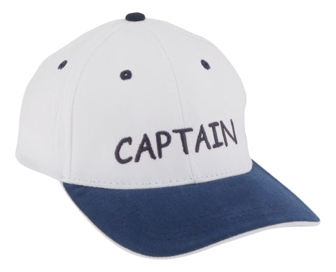 Cap - CAPTAIN, weiß/blau · SC 6320