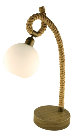 Taulampe mit weiß-gefrostetem Glasschirm, 230V – elektrisch · SC 6615