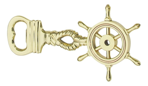 Flaschenöffner - Steuerrad, Messing mit Kupferring · SC 7031