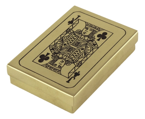 Kartenbox, Messing