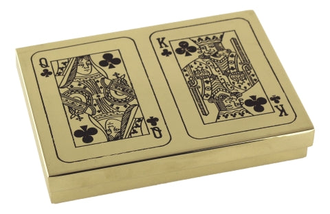 Kartenbox, Messing