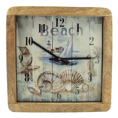 Wanduhr, Mangoholz · SC 9580