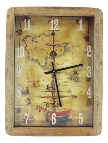 Wanduhr, Mangoholz · SC 9582