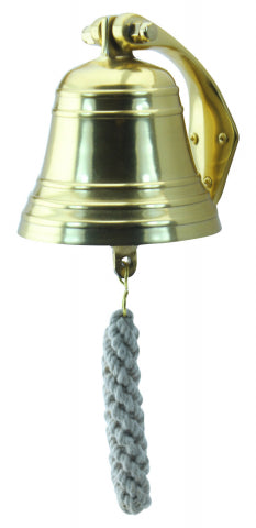 Wandglocke, Aluminium vermessingt