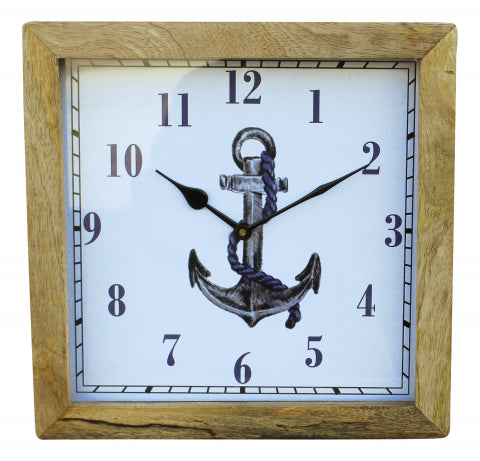 Wanduhr Anker, Mangoholz · SC 9594