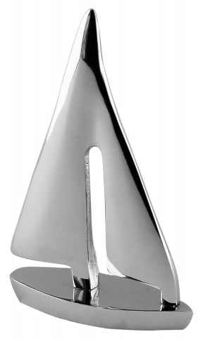 Segel-Yacht, Aluminium vernickelt