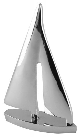 Segel-Yacht, Aluminium vernickelt