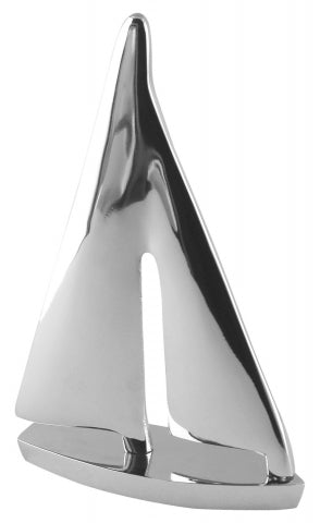 Segel-Yacht, Aluminium vernickelt