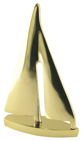 Segel-Yacht, Aluminium vermessingt