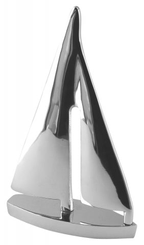 Segel-Yacht, Aluminium vernickelt