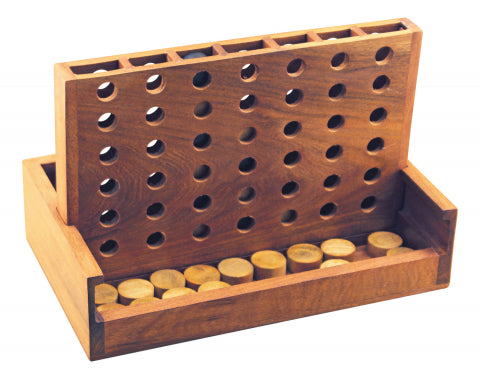 Spiel 4 gewinnt, Akazienholz