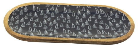 Platte Segelboote, oval · SC 9716
