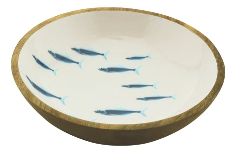 Schale Fische, Mango-Holz emailliert · SC 9722