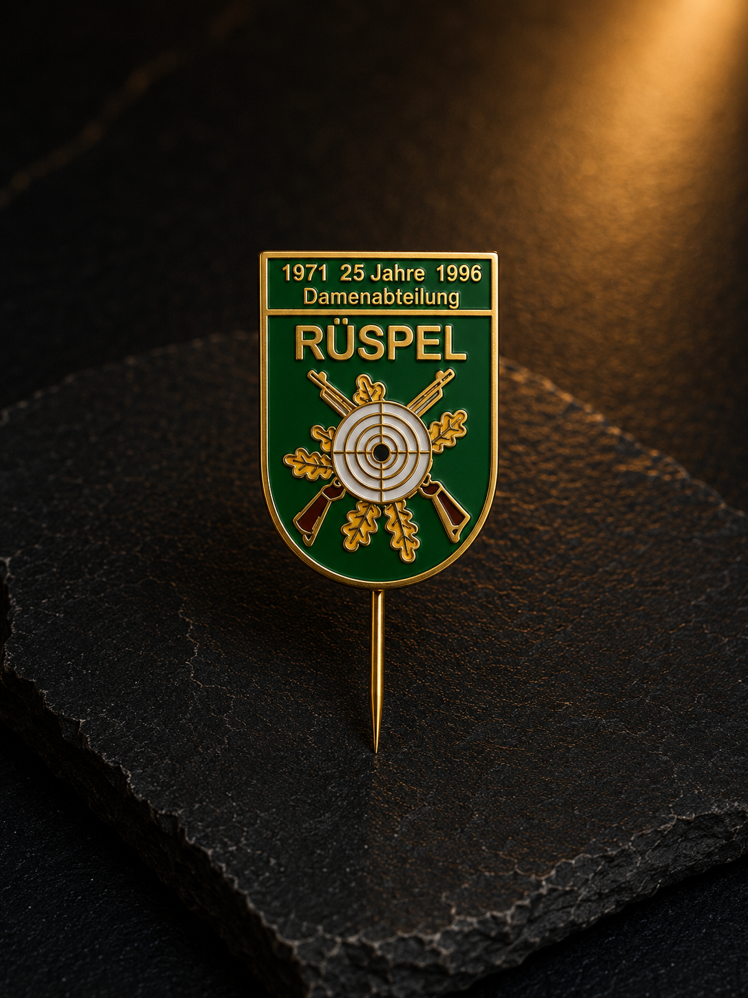 Schützenverein Rüspel Damenabteilung Jubiläums-Anstecknadel – Hochwertiger Emaille Vereins-Pin