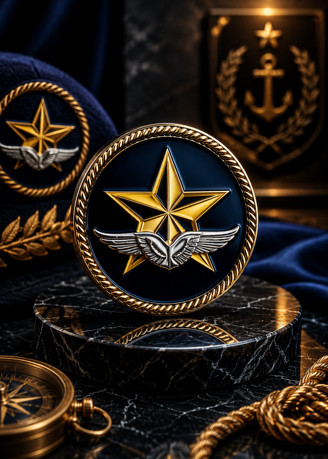 Marineflieger-Stern-Challenge-Coin